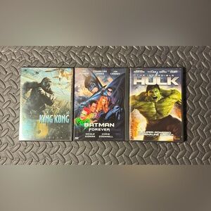 King Kong, Batman Forever, and Hulk DVD Set